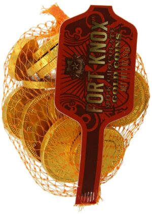 Fort Knox Milk Chocolate Gold Coins Net 2oz 12ct